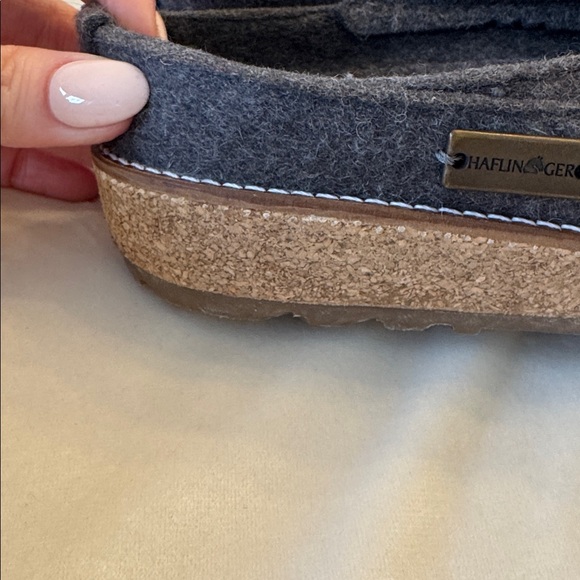 NWOB! Haflinger Boiled Wool Violeta Slipper Clog, sz 38 - Picture 10 of 11